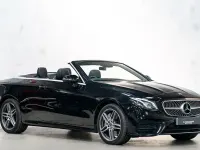 Used Mercedes E400 AMG line 340 HP (250 kW) 2019 Black Cabriolet