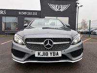 Used Mercedes C220 AMG Line Premium Plus 2018 Grey Cabriolet