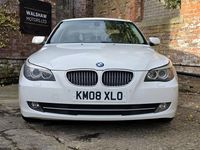 Used BMW 525 2008 White Sedan