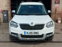Used Skoda Yeti SE 104 HP (76 kW) 2015 White SUV