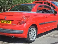 Used Peugeot 207 CC GTi 2007 Red Cabriolet