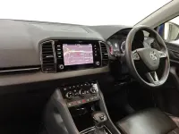 Used Skoda Karoq SE L 150 HP (110 kW) 2019 Race blue metallic SUV