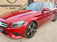 Usado Mercedes C220 Sport Edition 194 HP (142 kW) 2019 Vermelho Sedan