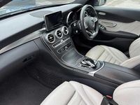 Used Mercedes C200 AMG line 136 HP (100 kW) 2016 Blue Sedan