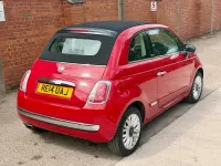 Used Fiat 500C Lounge 2014 Red Cabriolet