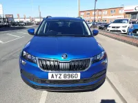 Used Skoda Karoq SE Technology 150 HP (110 kW) 2021 Blue SUV