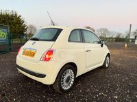Used Fiat 500 Lounge 69 HP (50 kW) 2009 White Hatchback