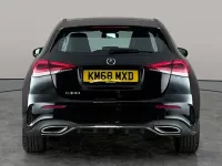 Used Mercedes A180 AMG line 136 HP (100 kW) 2018 Black Hatchback