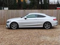 Used Mercedes C200 AMG line 198 HP (145 kW) 2019 Silver Coupe