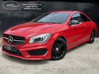 Used Mercedes CLA180 AMG 122 HP (89 kW) 2016 Red Coupe