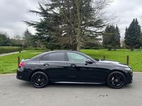 Used Mercedes C300e AMG line 2022 Black Sedan