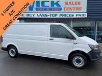Used VW T6 Startline 101 HP (74 kW) 2018 White Van
