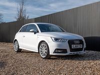 Used Audi A1 S-Line 95 HP (69 kW) 2018 White Hatchback