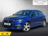 Usado Peugeot 308 GT-line 130 CV (95 kW) 2020 Azul Utilitario