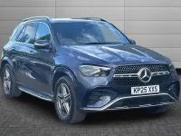 Used Mercedes GLE450 AMG AMG line 367 HP (269 kW) 2025 Sodalite blue SUV