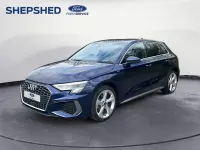 Used Audi A3 Sportback S-Line 204 HP (150 kW) 2023 Blue Hatchback