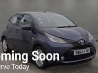 Used Toyota Aygo x-press 69 HP (50 kW) 2015 Blue Hatchback