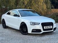 Used Audi A5 Black Edition 190 HP (139 kW) 2016 White Coupe