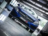 Used Mercedes C220 AMG Line Premium Plus 2018 Blue Cabriolet