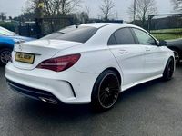 Used Mercedes CLA200 AMG line 136 HP (100 kW) 2018 White Sedan