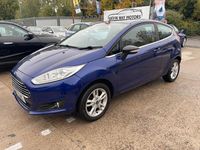 Used Ford Fiesta Zetec 2017 Blue Hatchback