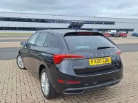 Used Skoda Scala SE L 115 HP (84 kW) 2020 Black magic pearl effect Hatchback