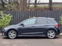 Used VW Polo R-line 115 HP (84 kW) 2019 Black Hatchback
