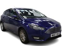 Used Ford Focus Zetec 120 HP (88 kW) 2017 Blue Hatchback