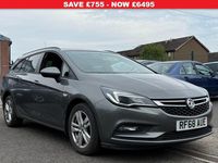 Used Vauxhall Astra Design Edition 110 HP (80 kW) 2018 Grey Estate