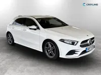Used Mercedes A180 AMG line 136 HP (100 kW) 2020 White Hatchback