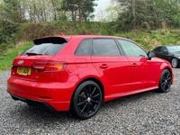 Used Audi A3 Sportback Black Edition 2017 Red Hatchback
