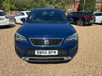 Used Seat Ateca XCELLENCE 150 HP (110 kW) 2017 Blue SUV