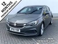 Used Vauxhall Astra SRi 2018 Grey Hatchback