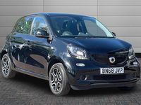 Used Smart ForFour Premium 71 HP (52 kW) 2018 Black Hatchback