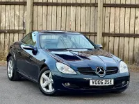 Used Mercedes SLK280 227 HP (166 kW) 2006 Blue Cabriolet