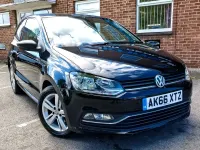 Used VW Polo Edition 90 HP (66 kW) 2017 Black Hatchback