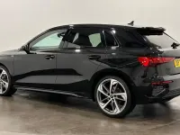Used Audi A3 Sportback Black Edition 150 HP (110 kW) 2023 Black Hatchback