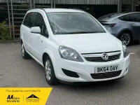 Used Vauxhall Zafira 120 HP (88 kW) 2014 White MPV