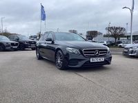 Used Mercedes E220 AMG line 191 HP (140 kW) 2020 Black Estate