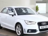 Used Audi A1 Sportback S-Line 2012 White Hatchback