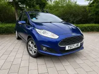 Used Ford Fiesta Zetec 100 HP (73 kW) 2017 Blue Hatchback