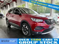 Used Vauxhall Grandland X SRi 130 HP (95 kW) 2019 Red SUV