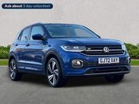 Used VW T-Cross R-line 110 HP (80 kW) 2022 Blue SUV