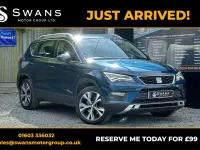 Used Seat Ateca Ecomotive 115 HP (84 kW) 2018 Blue SUV