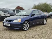 Used Honda Civic 125 HP (91 kW) 2003 Blue Coupe