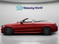 Usado Mercedes C200 AMG line 198 HP (145 kW) 2019 Vermelho Cabrios