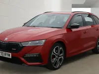 Used Skoda Octavia vRS 245 HP (180 kW) 2021 Red Estate
