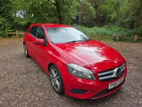 Used Mercedes A180 122 HP (89 kW) 2013 Red Hatchback
