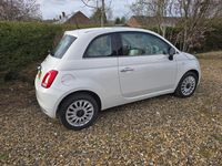 Used Fiat 500 Lounge 2016 White Hatchback