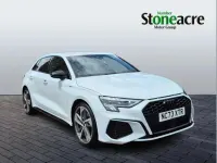 Used Audi A3 Black Edition 147 HP (108 kW) 2023 White Sedan